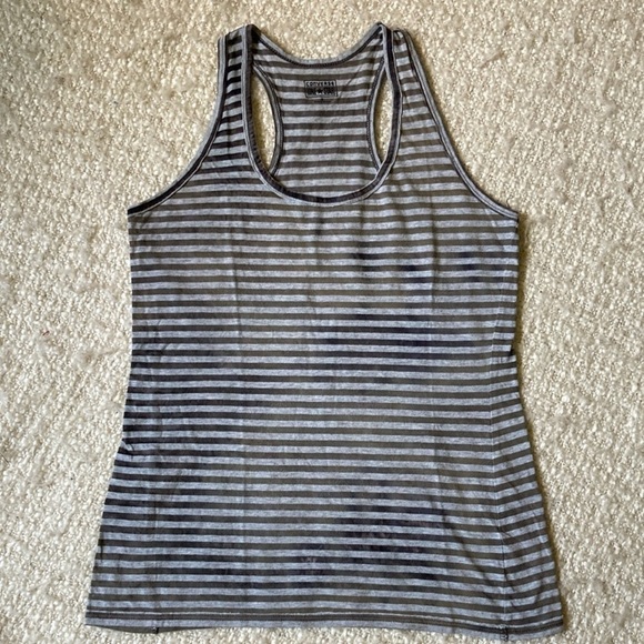 🛹 Converse Size Small Striped Racerback Tank Top - Picture 11 of 13
